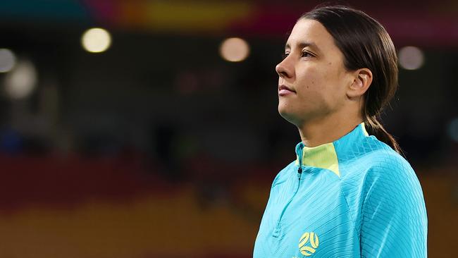 Sam Kerr has endured a rough run with injury in recent months. Picture: Getty Images