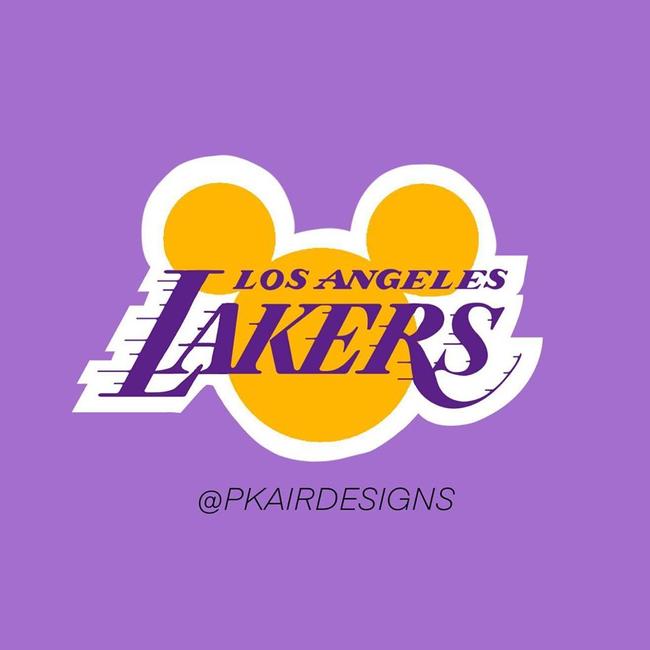 Los Angeles Lakers v Mickey Mouse. Picture: pkairdesigns/Instagram