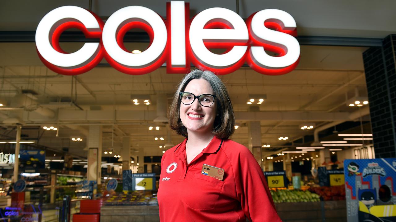Coles chief Leah Weckert said the company takes security of staff “very seriously”. Picture: Nicki Connolly