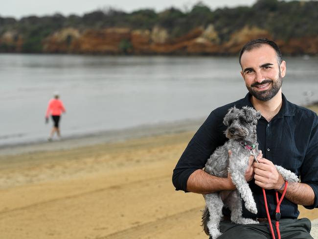 Kingston Council Mayor Steve Staiko, with Pepper, said the council’s solution is best. Pic: Penny Stephens