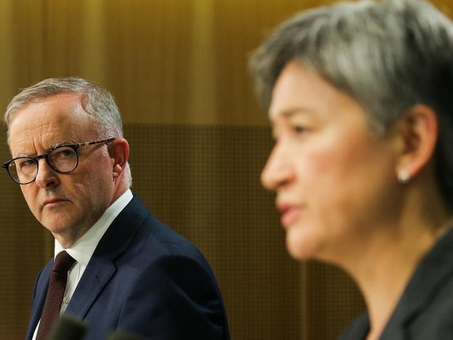 Why do Anthony Albanese and Penny Wong stick to their anti-Israel script?