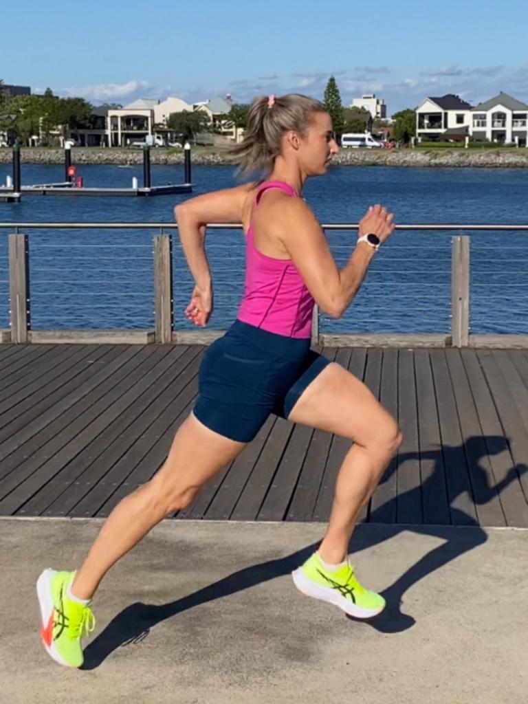 Ms Robb has more than 28,000 followers on her Instagram page dedicated to helping amateur runners with tips and tricks. Picture: Supplied