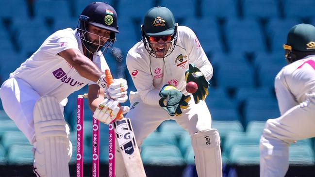 The Australian wicketkeeper was quick to address his poor sportsmanship by calling an unscheduled press conference. Picture: AFP