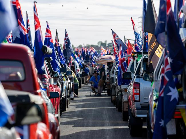 Hot 100 Ute Run held on Australia Day, January 26, 2025, at Hidden Valley. Picture: Pema Tamang Pakhrin