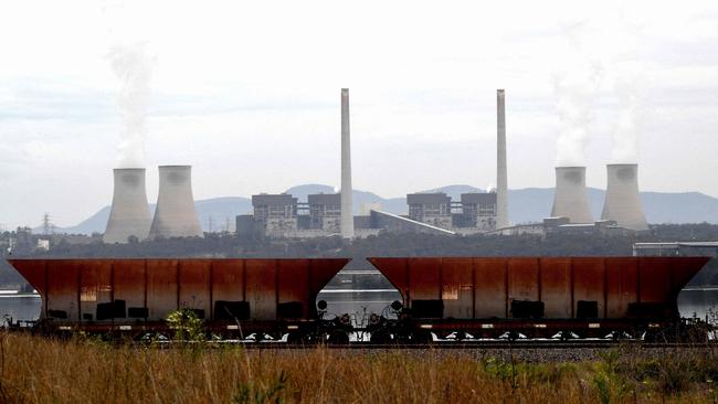 The Liddell Power Station next to Lake Liddell in the town of Singleton, 70km from Newcastle, was decommissioned in April of this year. Picture: Saeed Khan/AFP