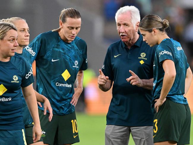 Tom Sermanni, Matildas Interim Head Coach is planning ahead. Picture: Bradley Kanaris/Getty Images