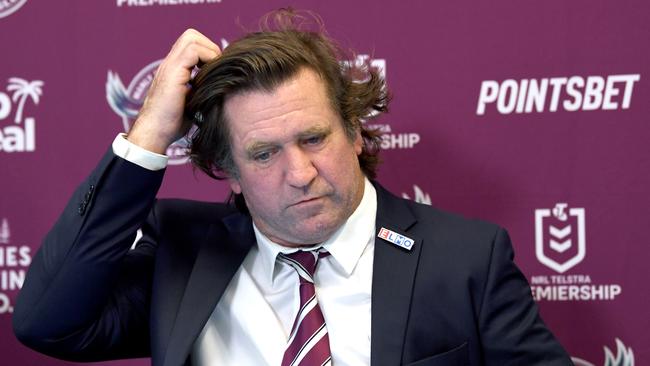 Former Manly coach Des Hasler.