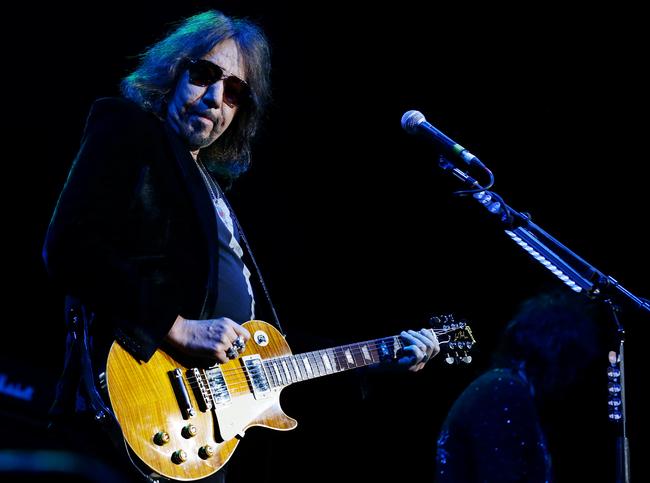 Ace Frehley performs at Brisbane Entertainment Centre. Picture: Mark Calleja/AAP