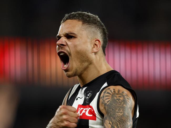 Bobby Hill kicked five goals on Sunday. Picture: Michael Willson/AFL Photos via Getty Images.