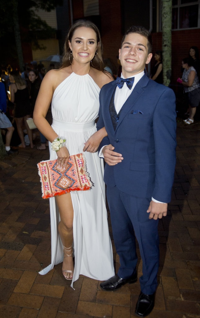 ( From left ) Connie Bassingthwaighte and Tom Dickenson. Picture: Nev Madsen