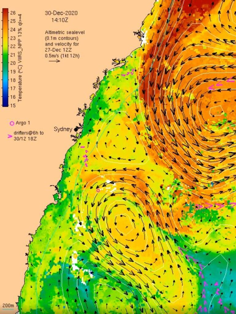 Compared with 30 days later on December 30. Picture: UNSW