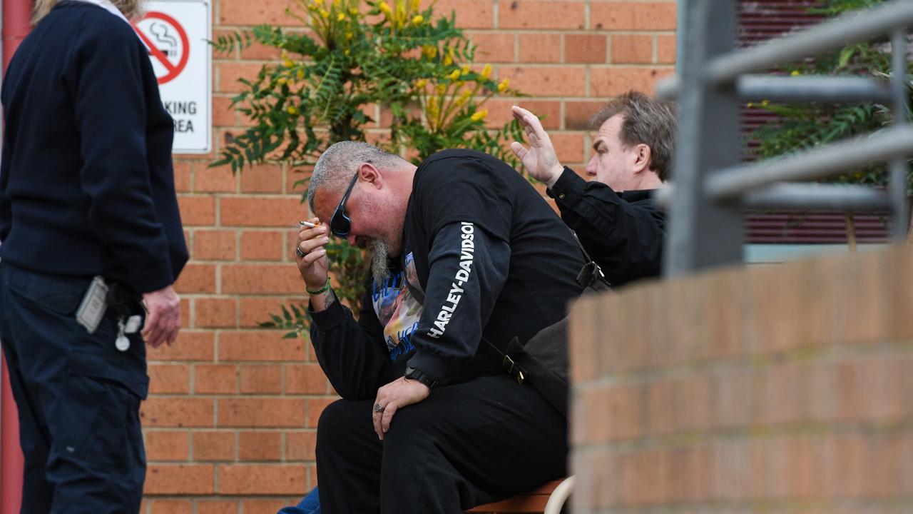 Hillcrest Primary School jumping castle tragedy verdict. Andrew Dodt after the verdict outside the Devonport Magistrates court. His son Peter Dodt died in the tragedy. Picture: Brodie Weeding