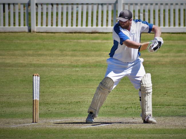 Ulmarra Hotel Tucabia Copmanhurst veteran Bob McKenzie scored his second consecutive half century of the finals series in the Clarence River Cricket Association 2020/21 GDSC Premier League grand final victory over minor premiers Brothers Clocktower Hotel at Ellem Oval on Sunday, 28th March, 2021.