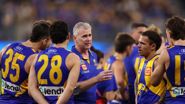 The Eagles have backed Adam Simpson to lead their rebuild. Picture: Paul Kane/Getty Images