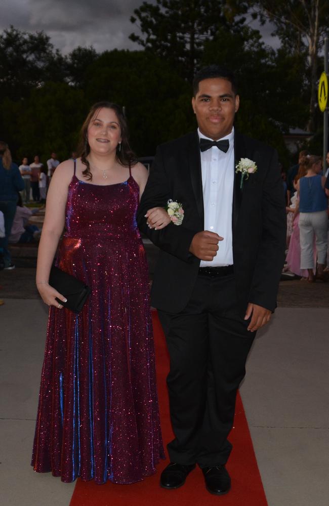 Issy Sullivan and Semisi Manu at Assumption College's year 12 formal on April 22, 2025. Photo: Jessica Klein