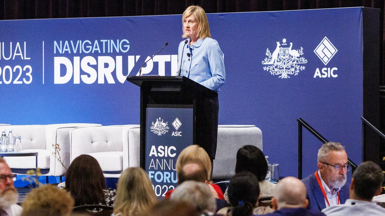 ASIC deputy chair Sarah Court during the ASIC annual forum at the Sofitel in Melbourne. Aaron Francis