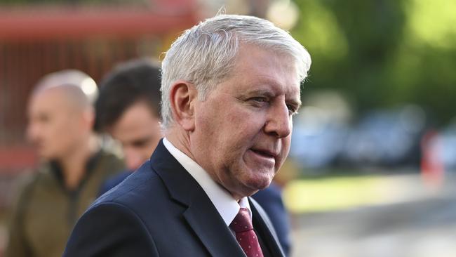 Outgoing Skills and Training Minister Brendan O’Neil announced he would not seek re-election, bringing to an end a 23-year political career. Picture: NewsWire / Martin Ollman