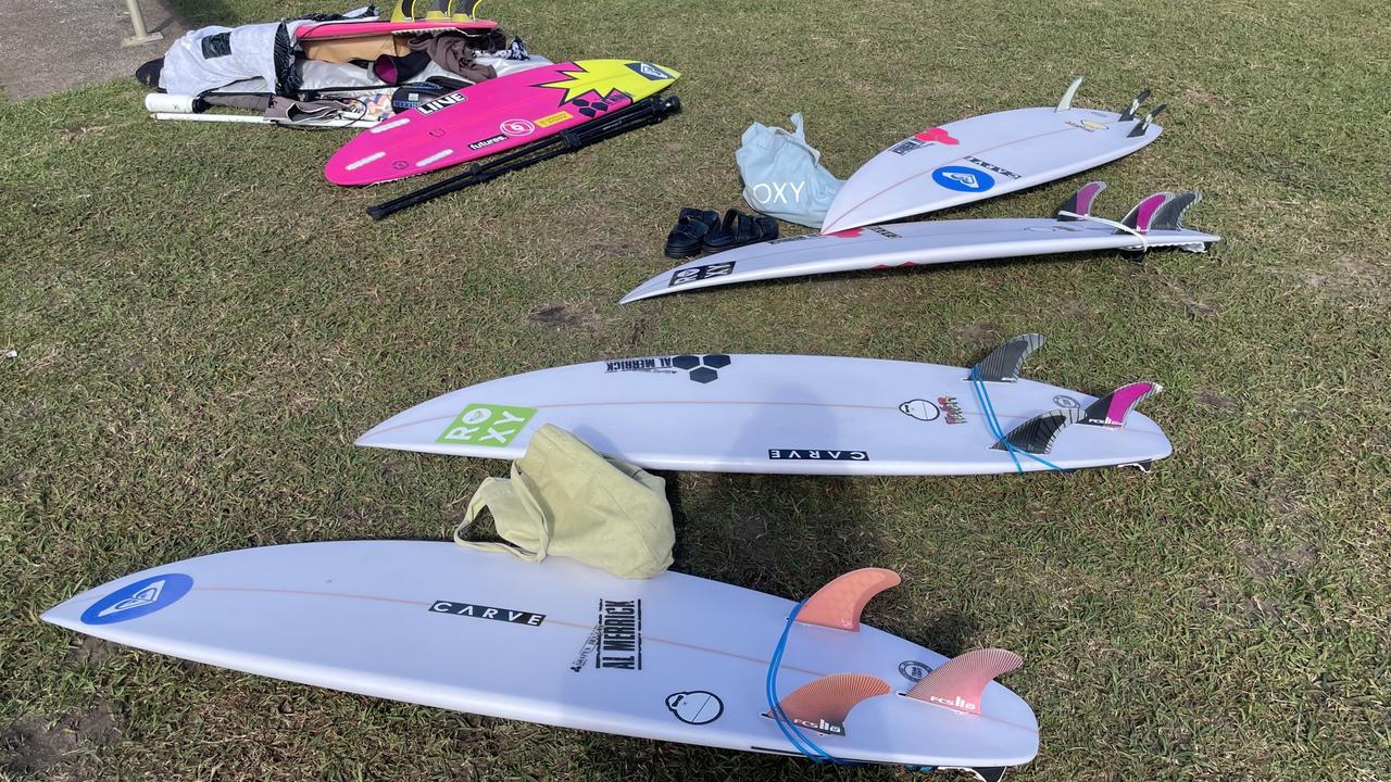 The Skullcandy Oz Grom Open surfing competition at Lennox Head on July 6, 2023. Picture: Savannah Pocock