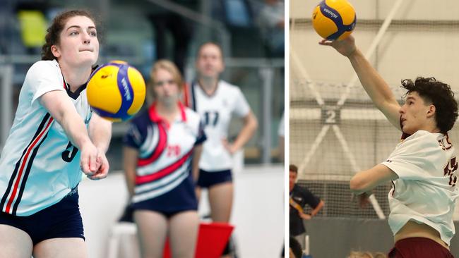 Top performers from the Australian Volleyball Schools Cup