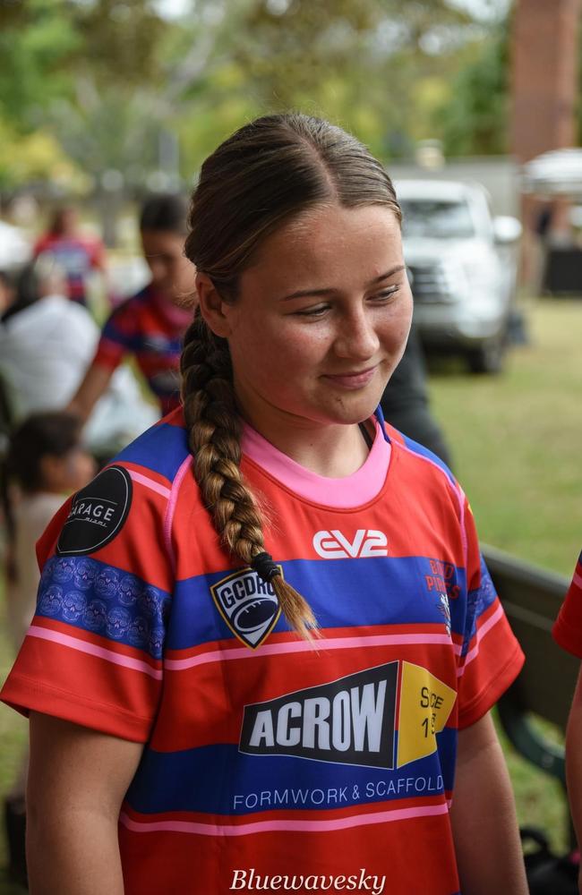 Evie Sampson of GCDRU Barbarians. Picture: Blue Wave Sky