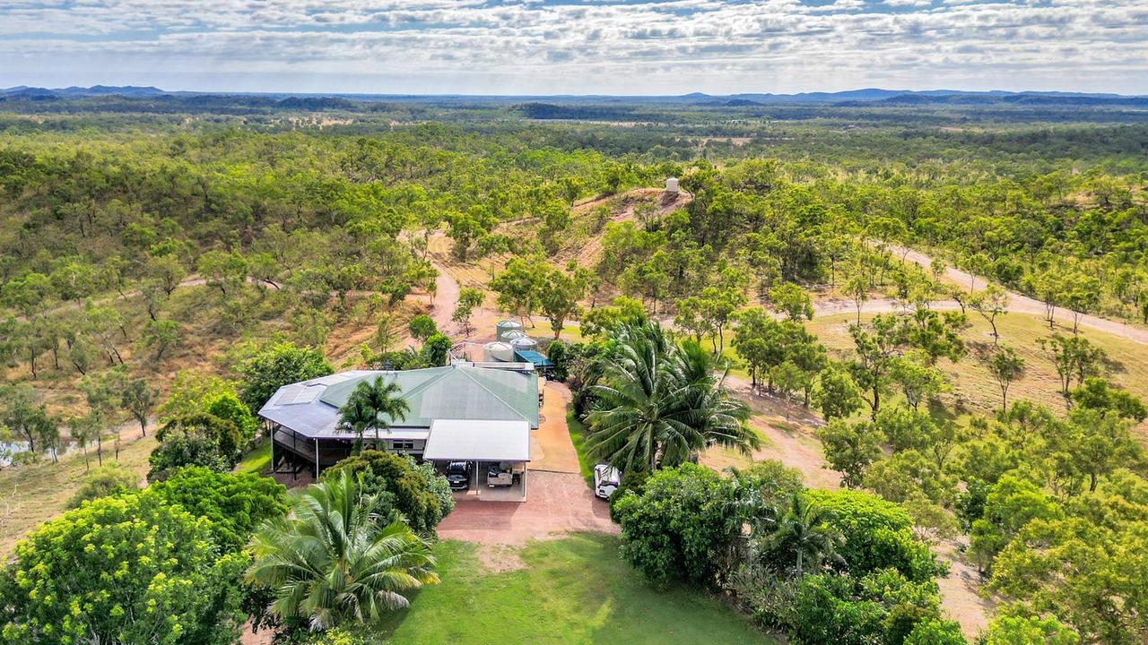 The home is perched high up on a hill. Picture: realestate.com.au