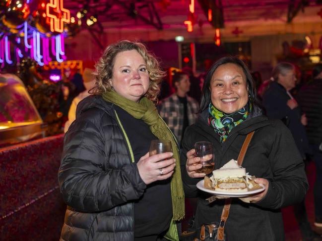 Kate Marsden and Cynthia Pascual at Winter Feast 2025 in Hobart. Picture: Caroline Tan