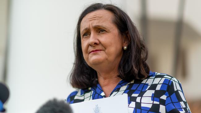 Independent MLA Robyn Lambley says the government is “in complete denial” over how serious the issue of crime is. Picture: Che Chorley