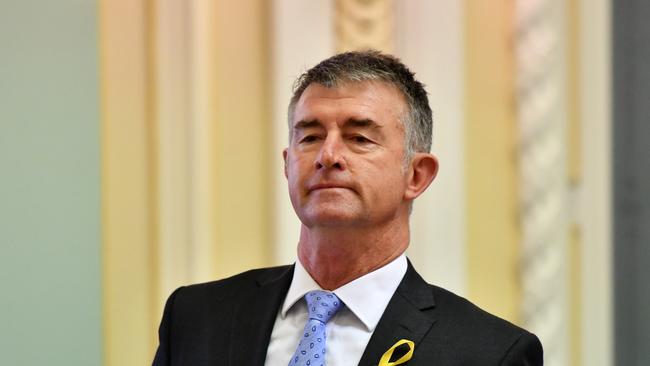 Queensland Deputy Opposition Leader Tim Mander has refused to apologise. Picture: AAP /Darren England