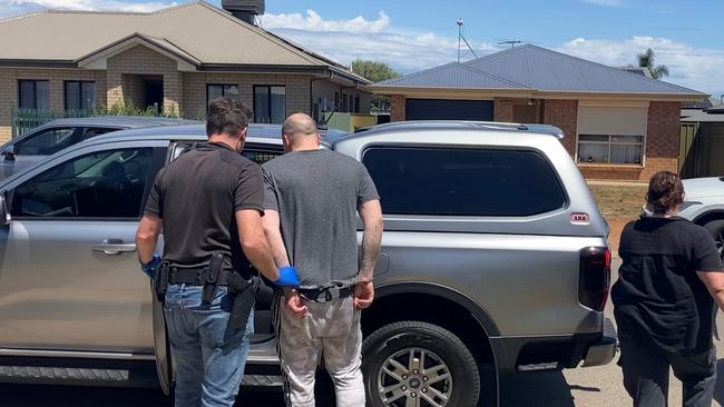 A 35-year-old Davoren Park man was arrested by ABF officers for allegedly importing a date-rape drug. Picture: Supplied by ABF