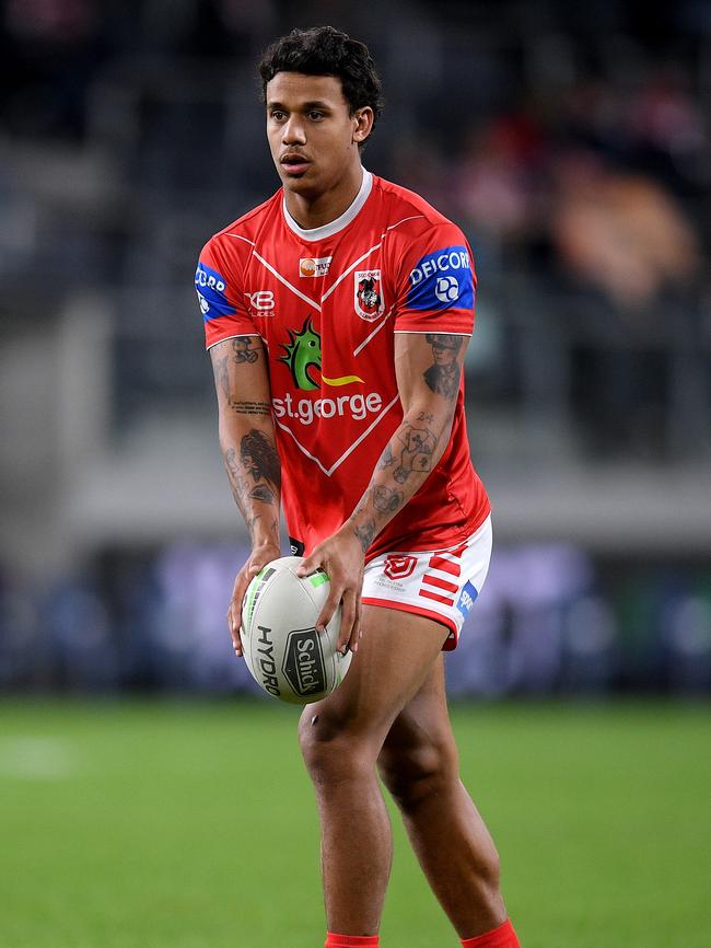 Tristan Sailor was dropped by the Dragons after the rape allegations came to light. Picture: AAP/Dan Himbrechts