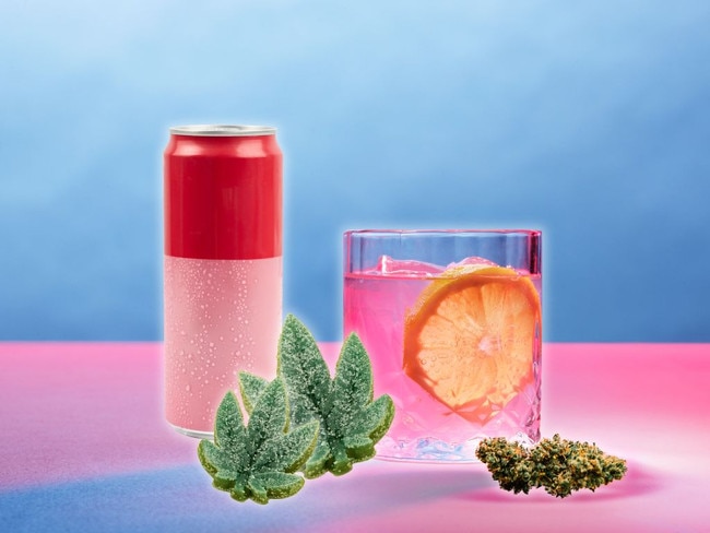 A renewed focus on alcohol's health effects has rekindled a common debate: Is alcohol or marijuana worse for you? Picture: Getty Images/The Australian