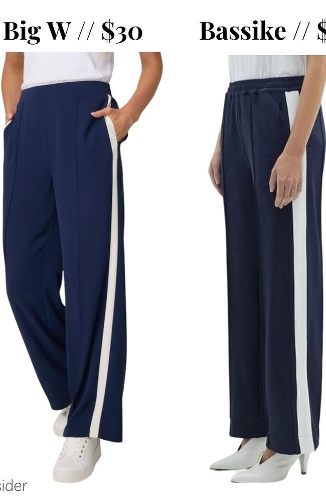 Kmart Insider compared the two trousers. Picture: Instagram/Kmart Insider