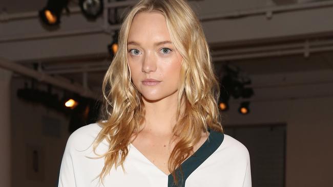 Dion Lee fan: model Gemma Ward attended his fashion showing appearance during New York fashion week (Photo by Mireya Acierto/Getty Images)