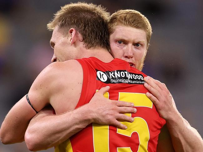 Noah Anderson and Matt Rowell are two players the Suns will be desperate to lock down with long-term deals. Picture: Getty Images.