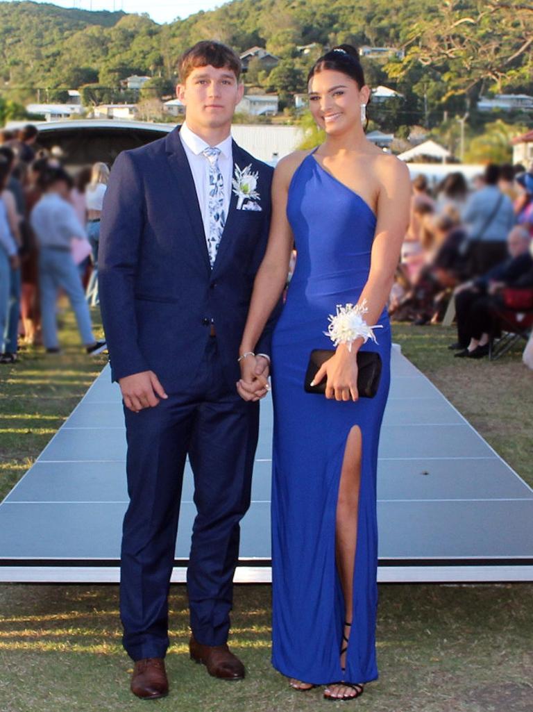 Erica and Jordan at the St Ursula's College Formal. Photo: Contributed