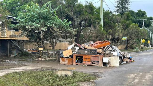 Enid St, Goodna, after the floods. Pic: Cr Paul Tully