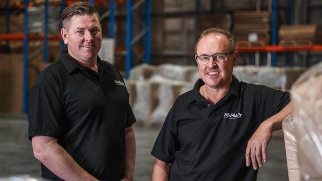 Brothers Taylor and Casey McPhail made a desperate move that ultimately saved their family business. Picture: Supplied