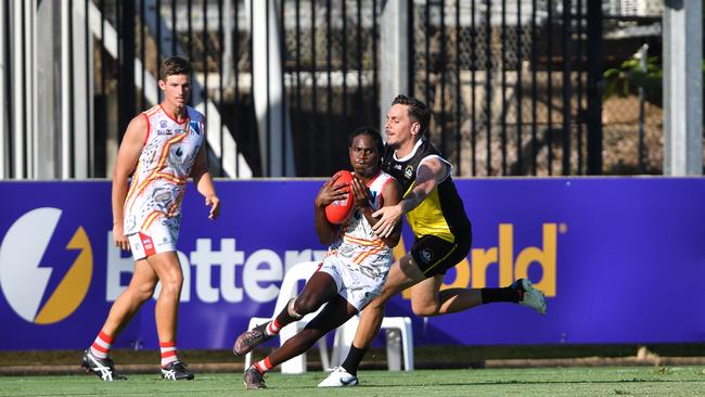 Waratah beat CAFL representative side in historic AFL curtain raiser. Picture: Pema Tamang Pakhrin