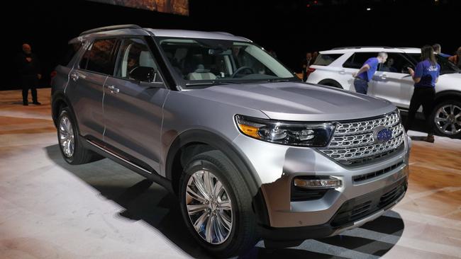 Ford instead will offer hybrid gas-electric versions of future large, three-row SUVs, a popular vehicle category that includes the brand’s Explorer and Expedition nameplates.