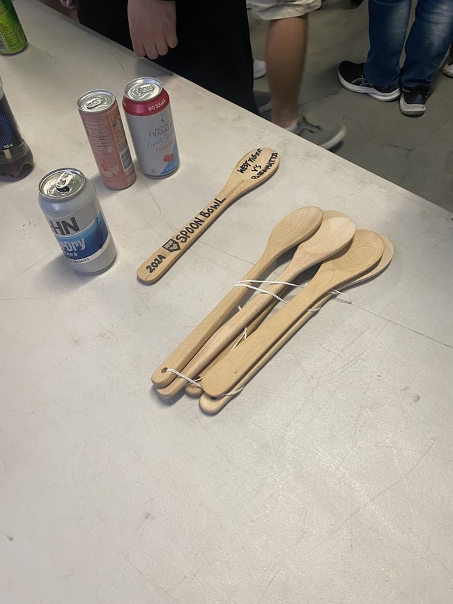 Wooden spoons have been confiscated at Campbelltown Stadium due to fears of them being thrown onto the ground.