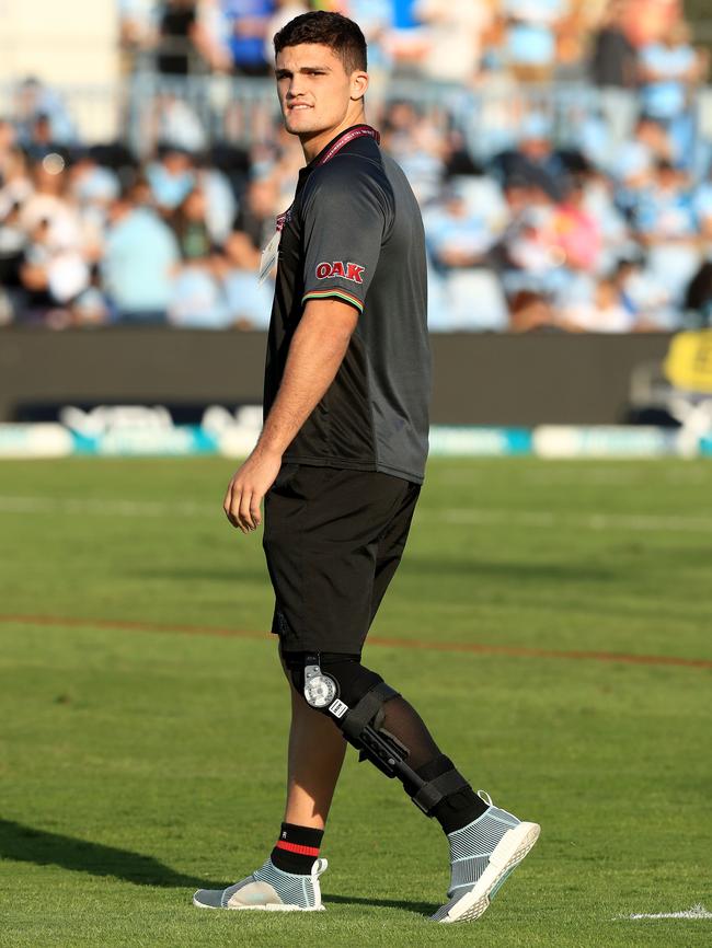 Can Nathan Cleary overcome his injury in time for NSW? (Mark Evans/Getty Images)