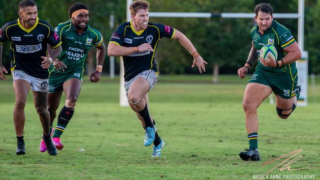 Colby Mason in action for University Barbarians. Picture: Nicola Anne Photography.