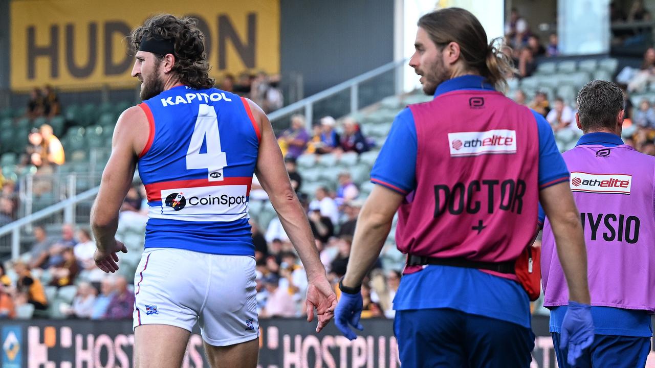 Dogs rocked as scans reveal brutal Bontempelli blow