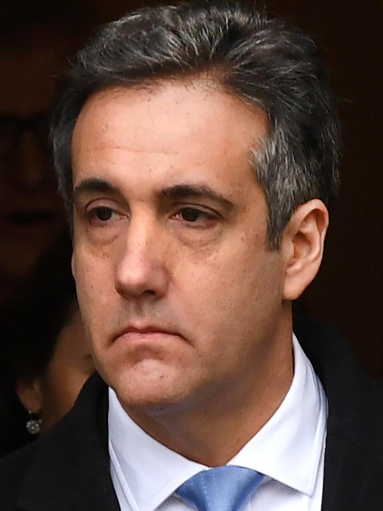 US President Donald Trump’s former lawyer Michael Cohen. Picture: AFP