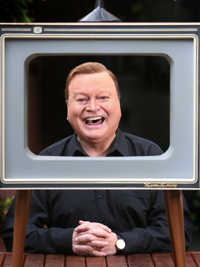 Legendary television personality Bert Newton still laughing after 50 years in television with Channel 9 studios. Picture: David Caird