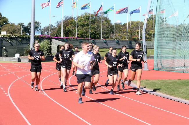 The AFL will be hosting an AFLW draft combine for eligible players at Gold Coast Performance Centre at Ruanway Bay from 10am. 18 July 2021 Runnaway Bay Picture by Richard Gosling