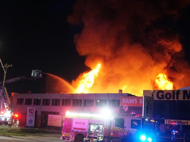 100 firefighters battle massive factory inferno in Revesby