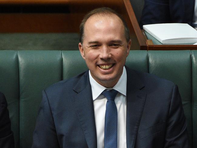 Minister for Immigration Peter Dutton was forgiven by the ‘mad witch’. Picture: AAP