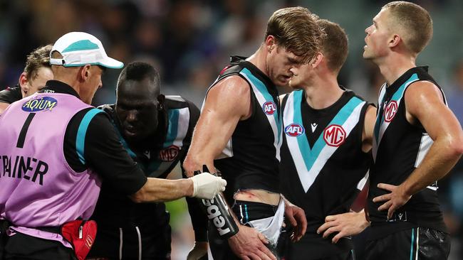 Port Adelaide has been dealing with an injury-hit list all season. Picture: Getty Images