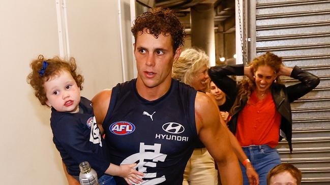 Curnow has returned to the line-up to start the 2023 season. Picture: Michael Willson/AFL Photos via Getty Images